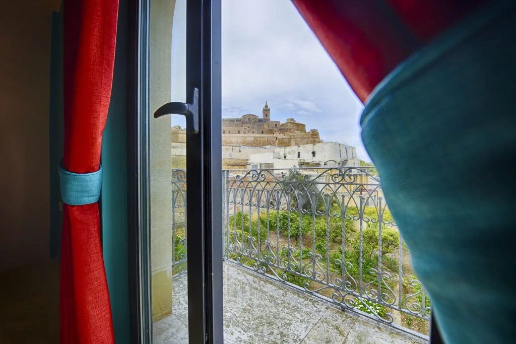 View from Casa Gemelli in Victoria, Gozo