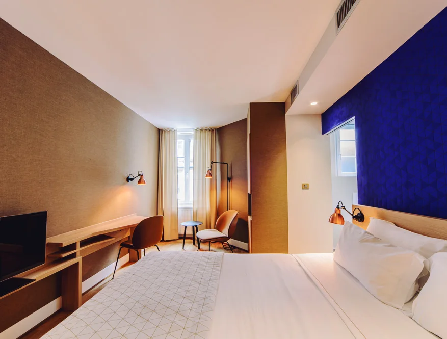 Guest room at Hôtel Hannong in Strasbourg