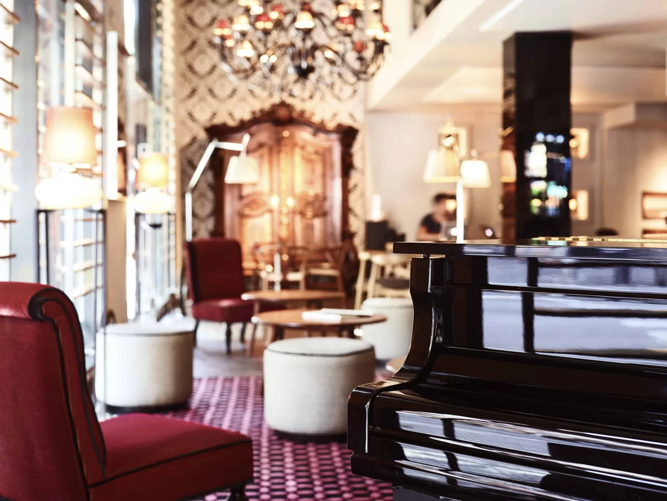Lounge at Hotel Villa Emilia in Barcelona