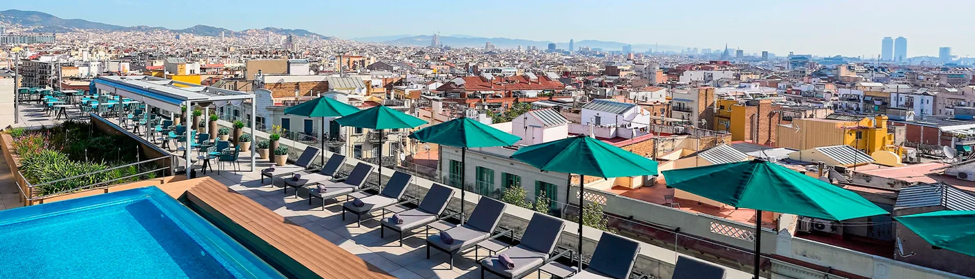 Rooftop terrace at InterContinental Barcelona