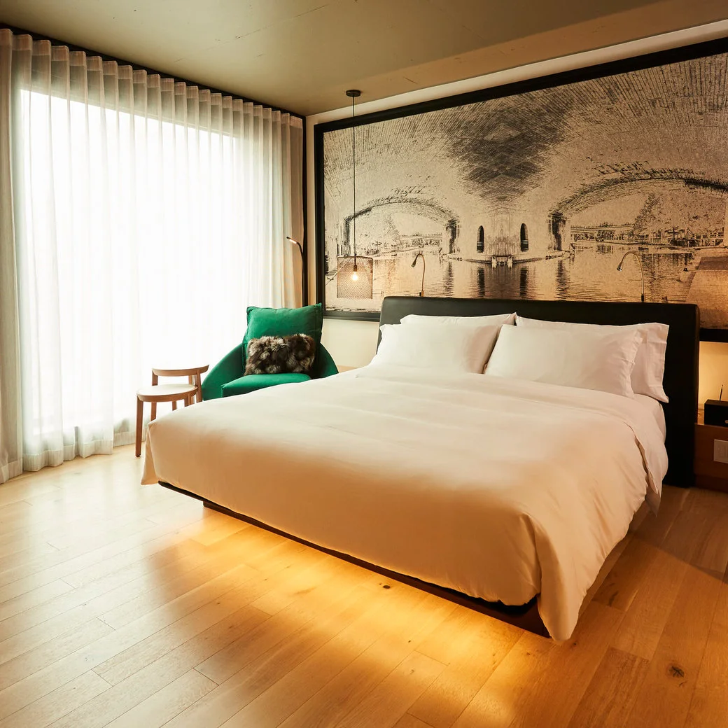 Classic guest room at Le Germain Hotel Ottawa