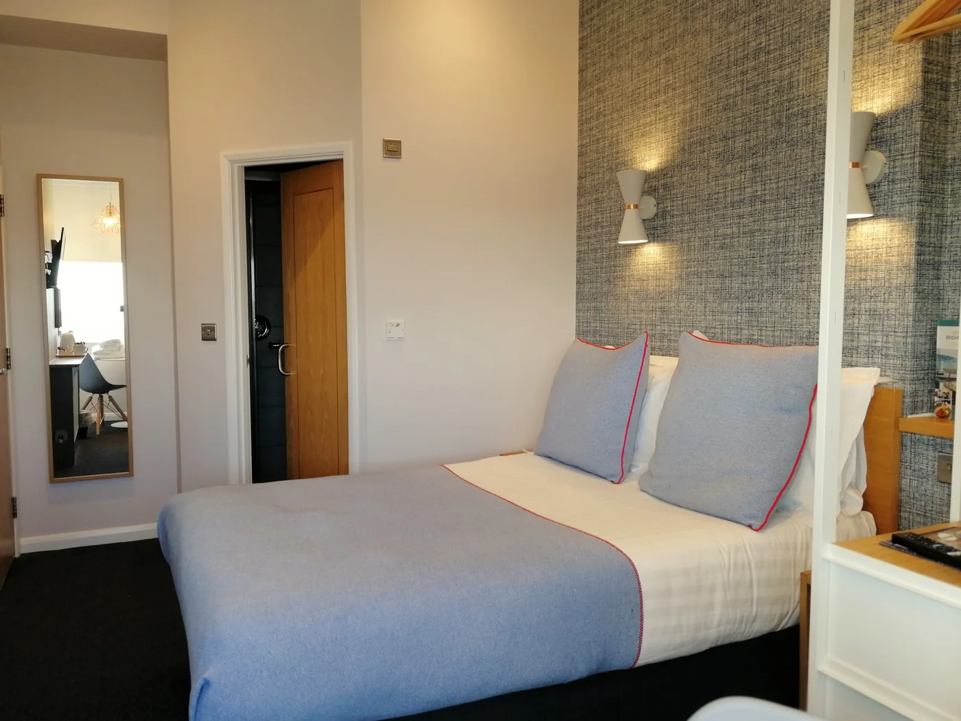 Guest room at Legends Hotel Brighton