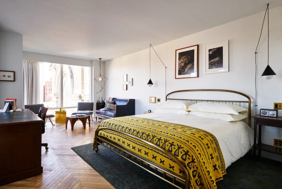 Guest room at The LINE DC in Washington