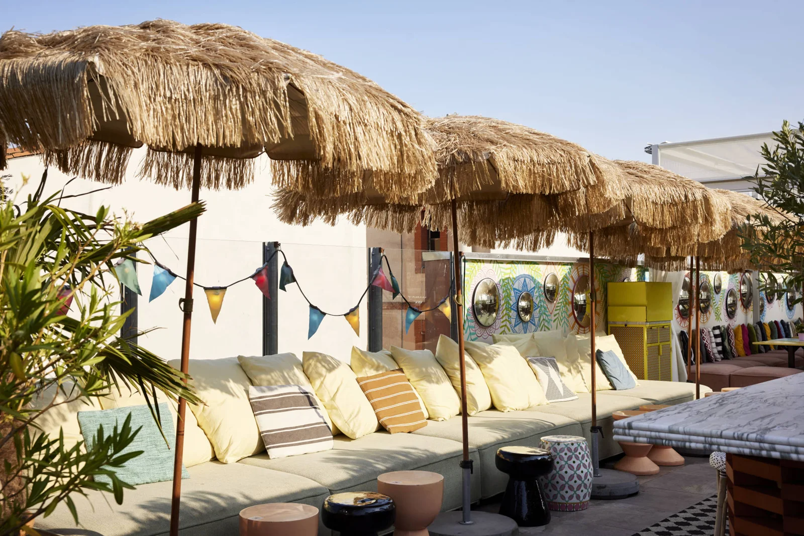 Rooftop terrace at Mama Shelter Toulouse