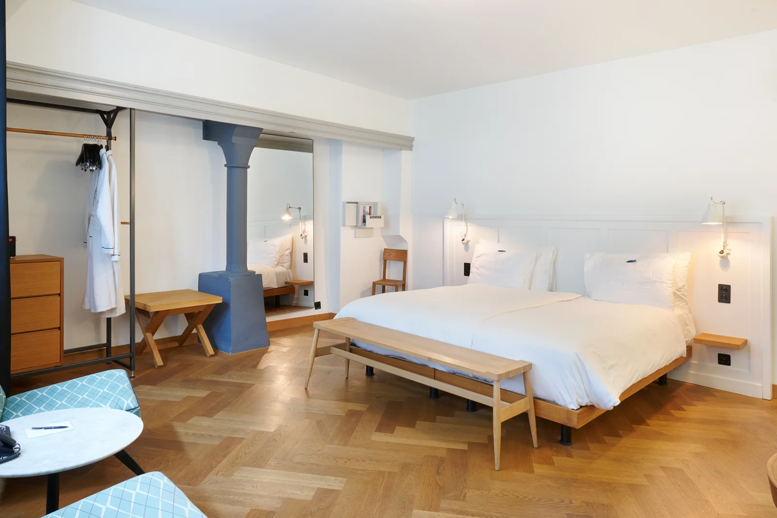 Historic double room at Marktgasse Hotel in Zurich
