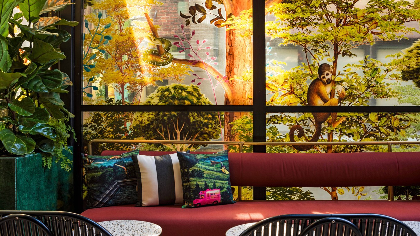 Guest room at Moxy NYC Chelsea