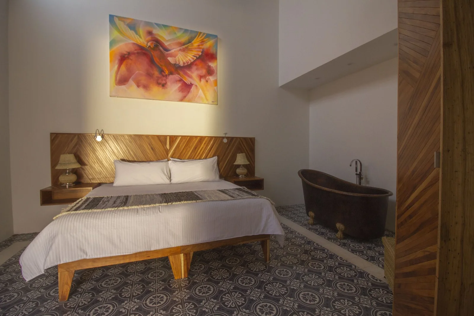 Guest room at NaNaVida Oaxaca
