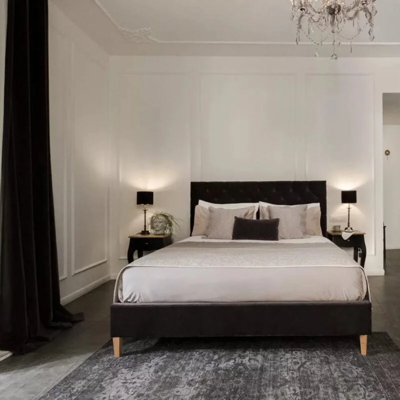 Guest room at Palazzo Natoli Boutique Hotel in Palermo