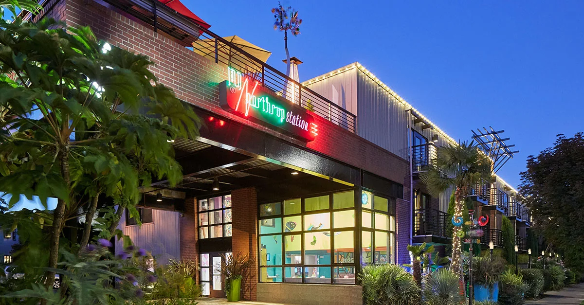 Exterior of Inn at Northrup Station in Portland