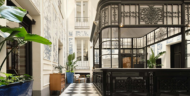 Boutique interior at Only YOU Boutique Hotel Madrid
