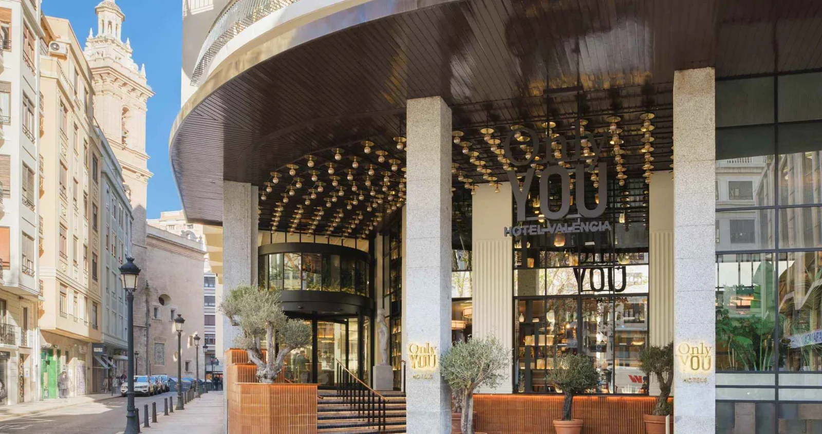 Entrance of Only YOU Hotel Valencia