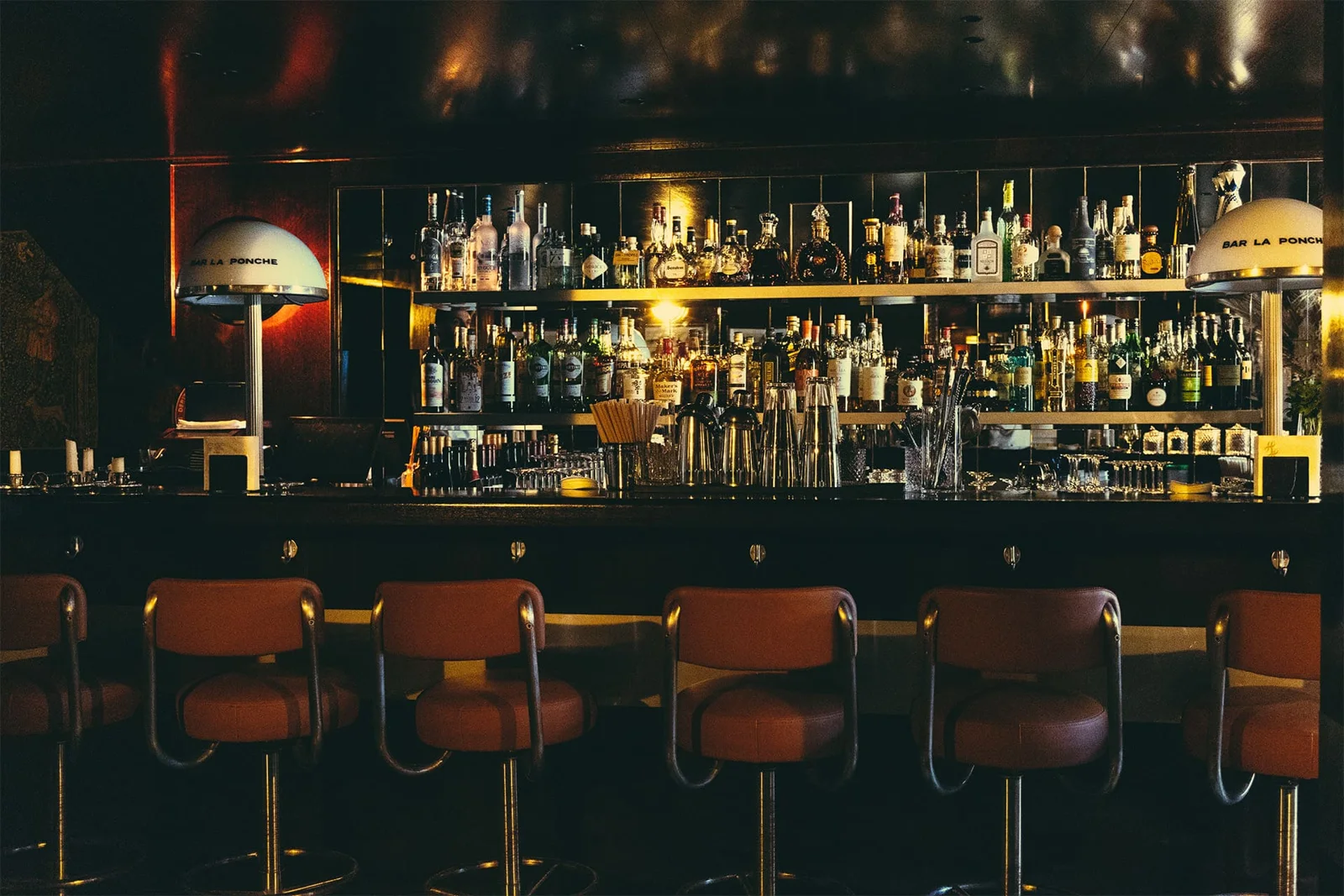Bar at Hôtel La Ponche in Saint-Tropez