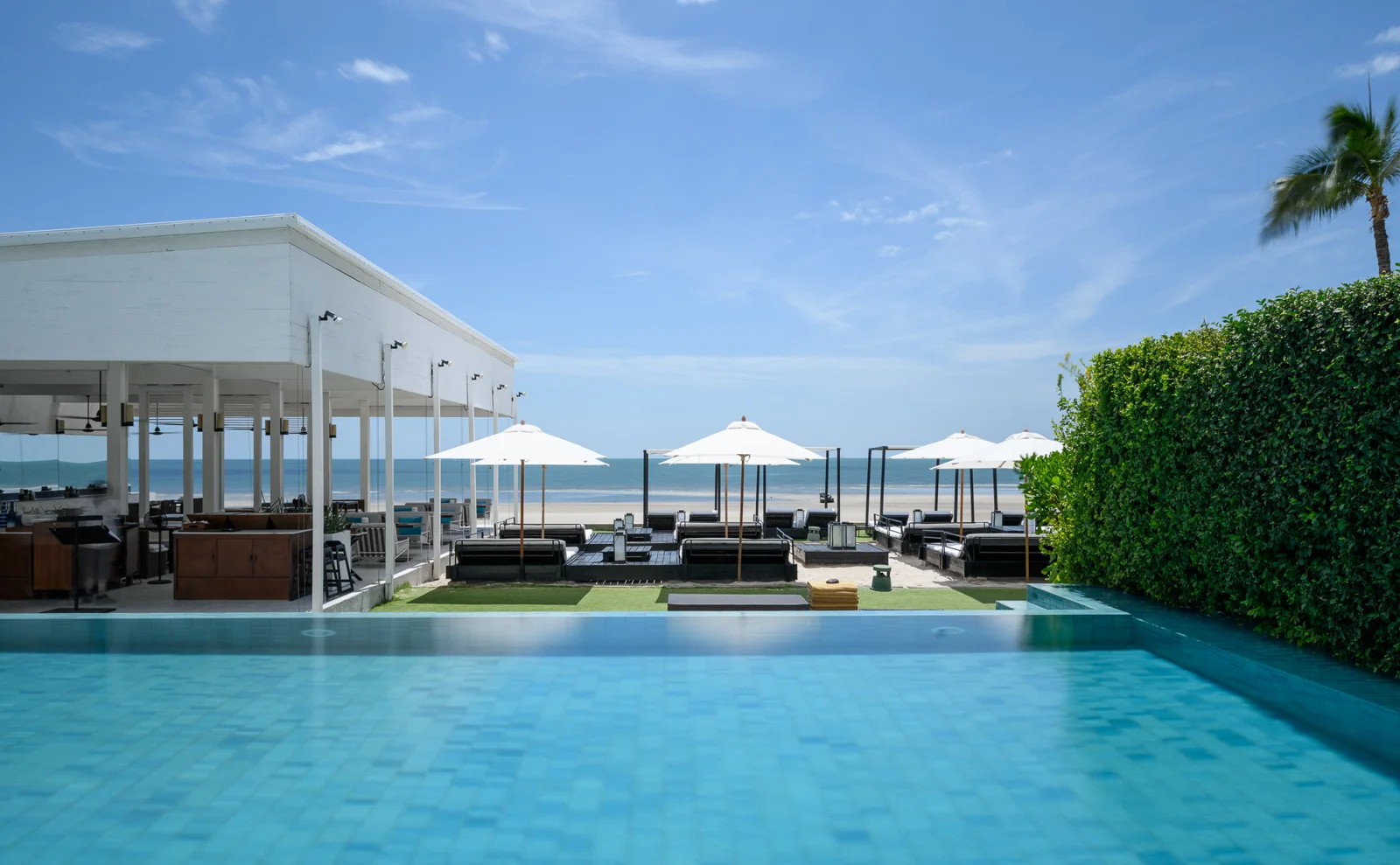 Beachside pool at Putahracsa Hua Hin