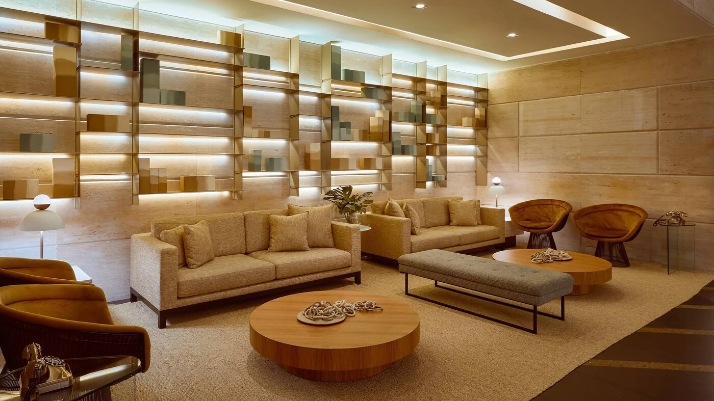 Lobby sitting area at Renaissance Sao Paulo Hotel