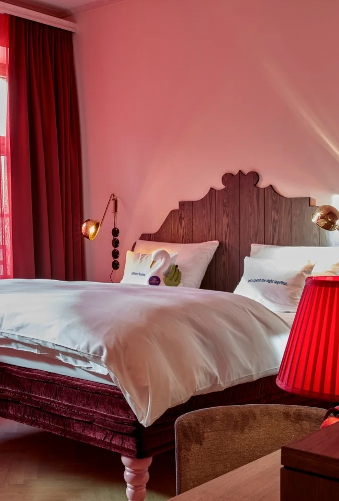 Guest room at 25hours Hotel The Royal Bavarian