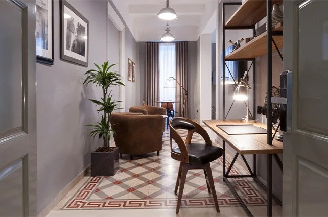 Superior-room seating area at AX The Saint John in Valletta