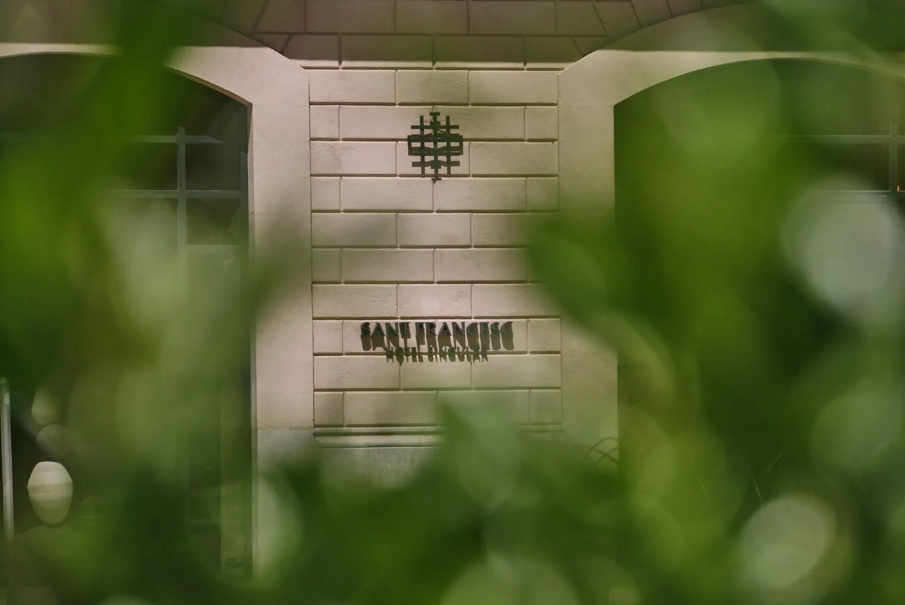 Entrance of Sant Francesc Hotel Singular in Palma