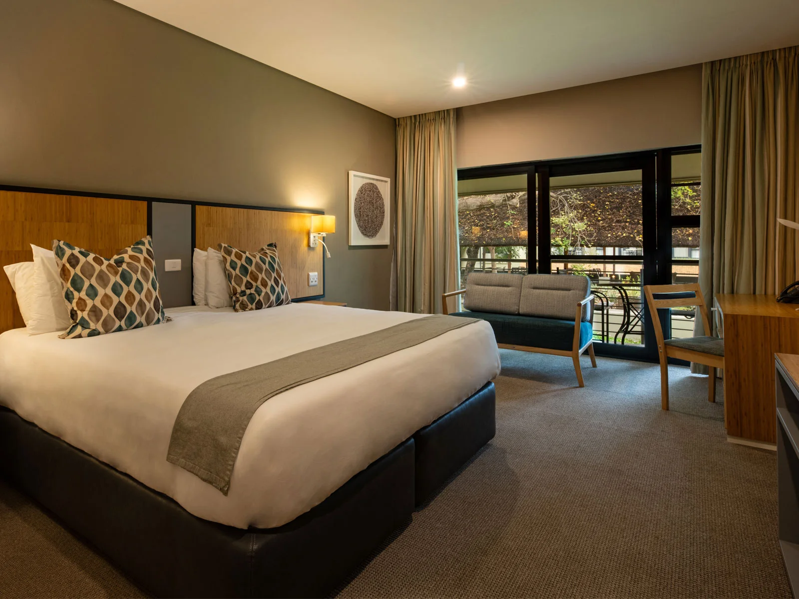Guest room at Skukuza Safari Lodge
