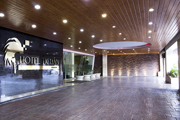 Entrance lobby at Hotel Ticuán