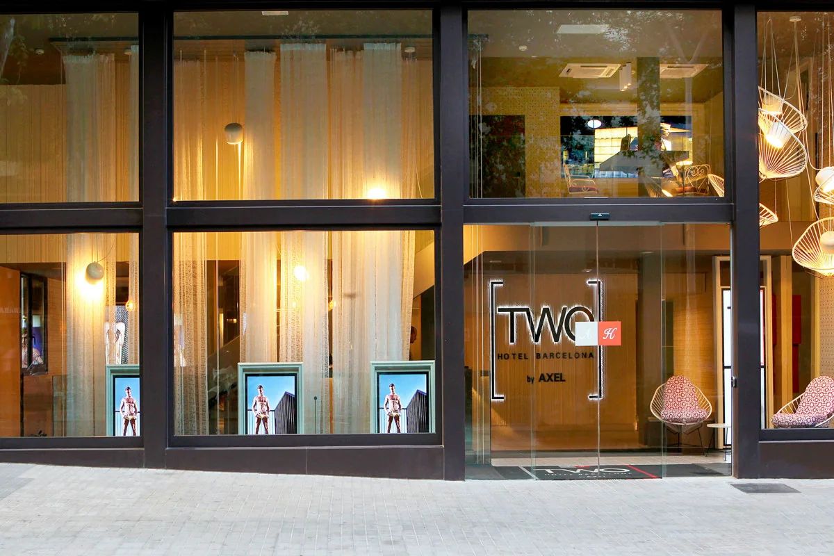 Entrance of TWO Hotel Barcelona by Axel