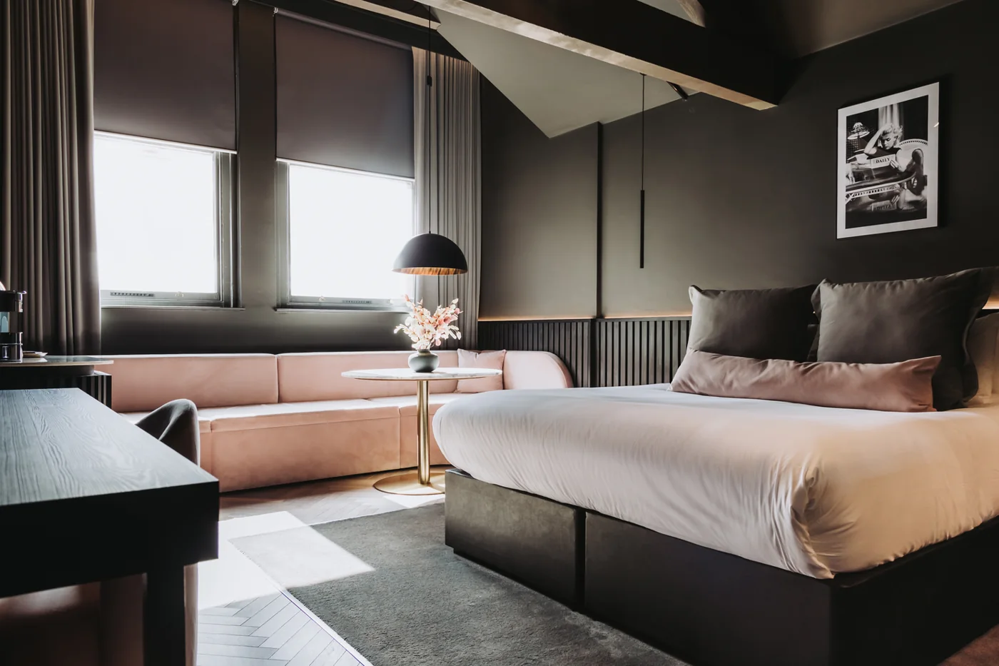 Guest room at Velvet Hotel Manchester