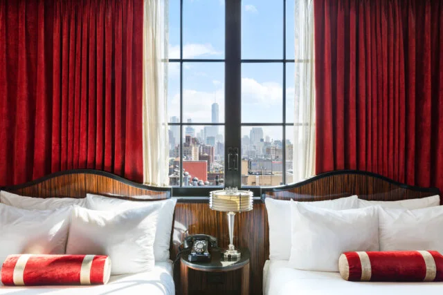 Double guest room at Walker Hotel Greenwich Village